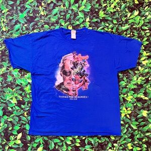 XXL Blue Fruit of the Loom Stan Lee T-shirt